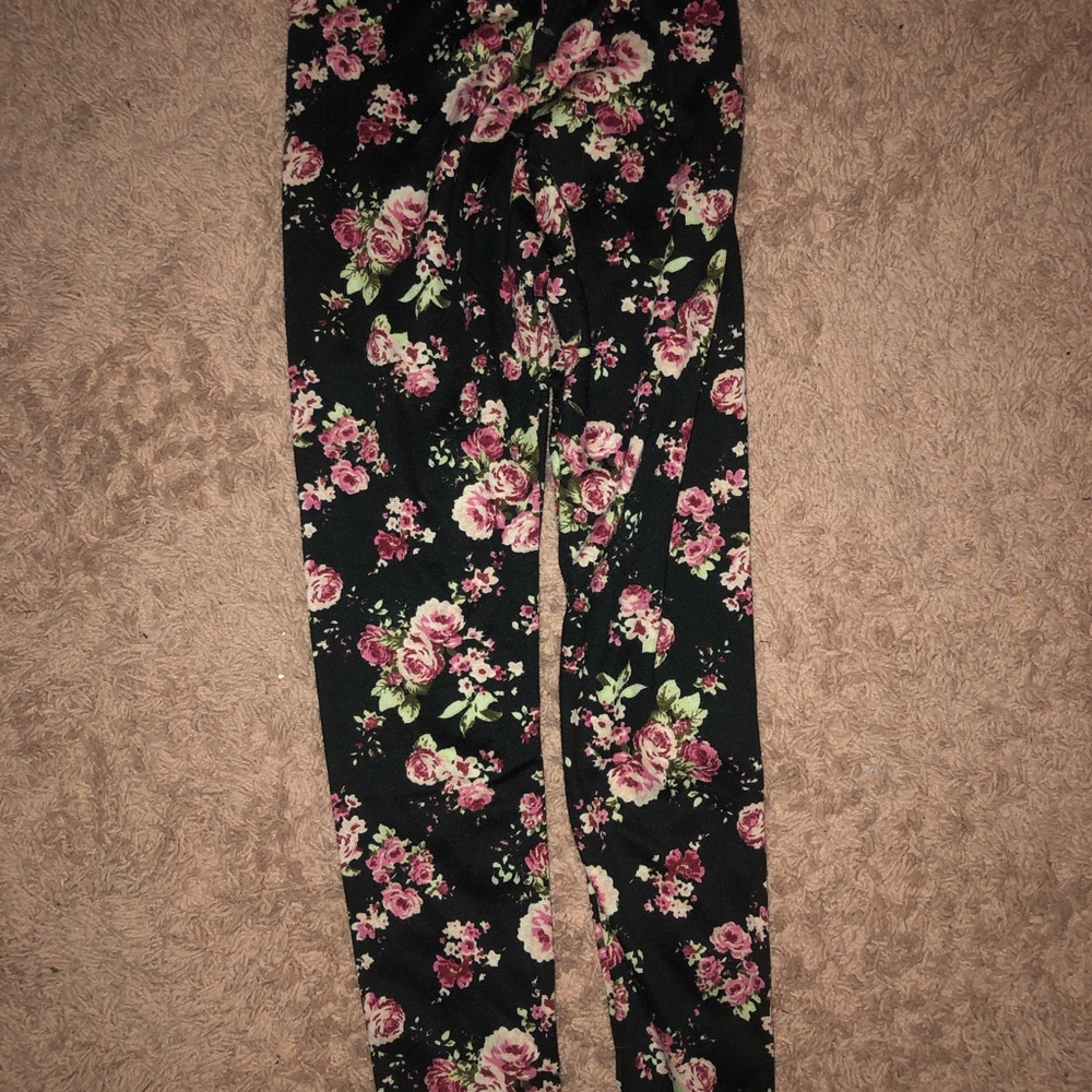 Floral leggings